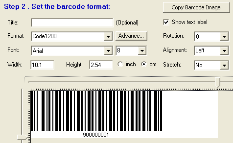 Easier Barcode Label